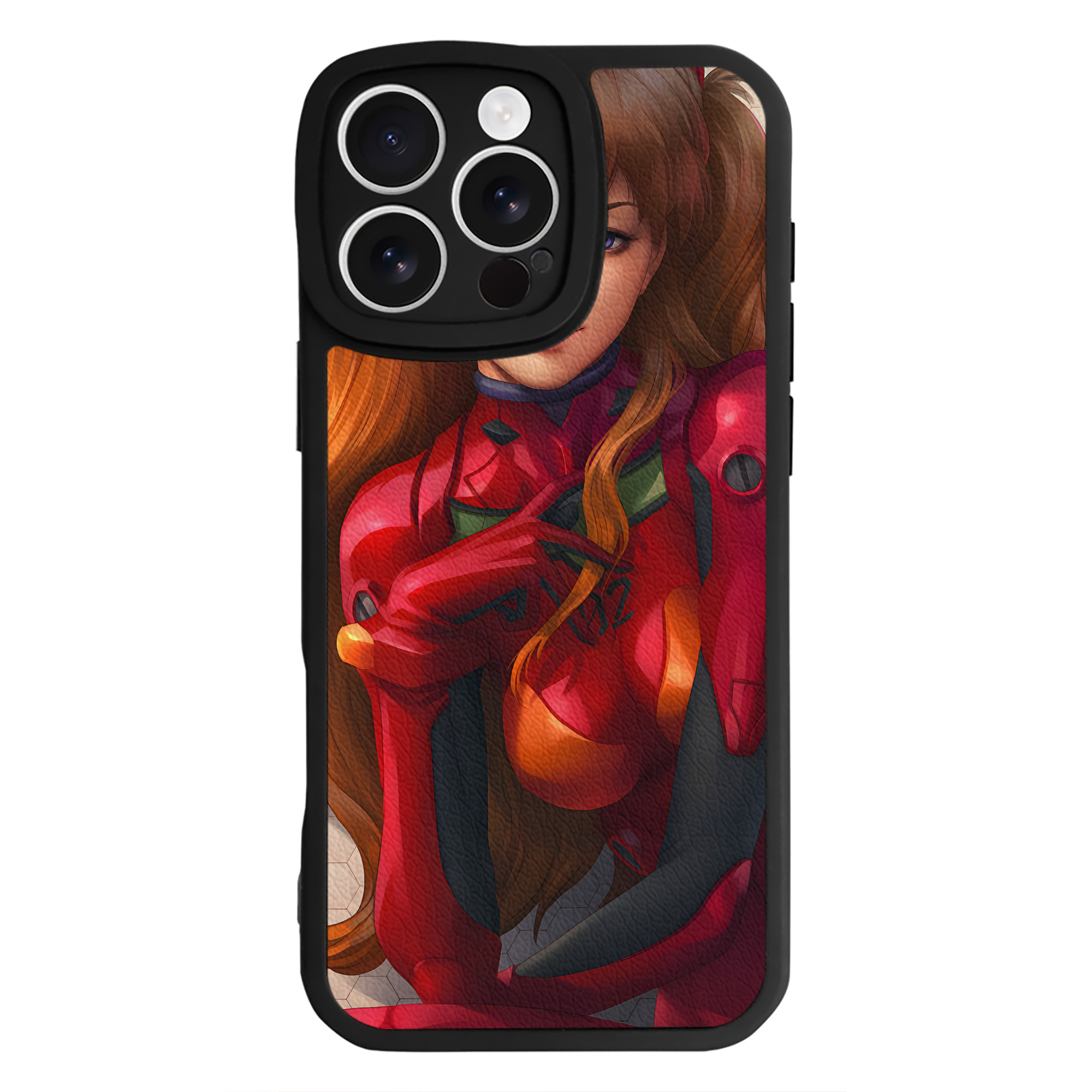 （画像用） EVA 新世紀エヴァンゲリオン 【iPhone 16シリーズ対応】シリコンスマホケース（レザー調） 材質：シリコン